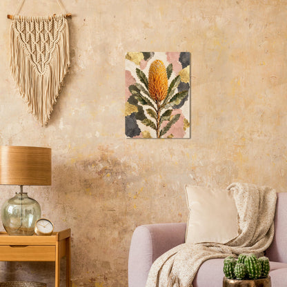 Banksia Australian Native Flower Fine Art Poster
